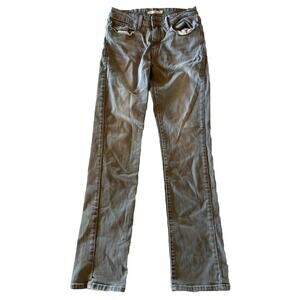 Levi’s Skinny Jeans Women’s 28x31 Gray Mid Rise Stretch Outdoor Travel Y2K